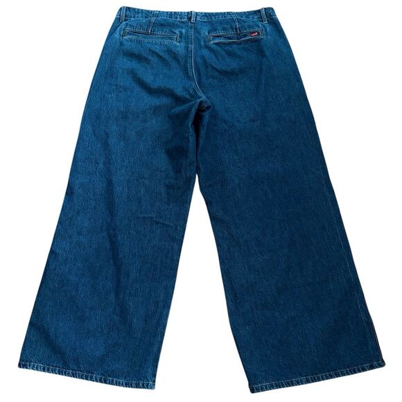 Levis Premium XL Size 33 Chino Womens Trouser Jeans Big Yikes Medium Wash - Picture 4 of 8